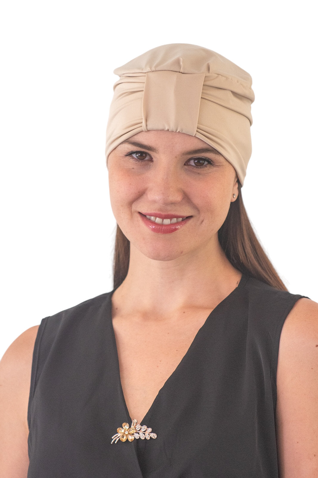 Turbante Tradicional beige