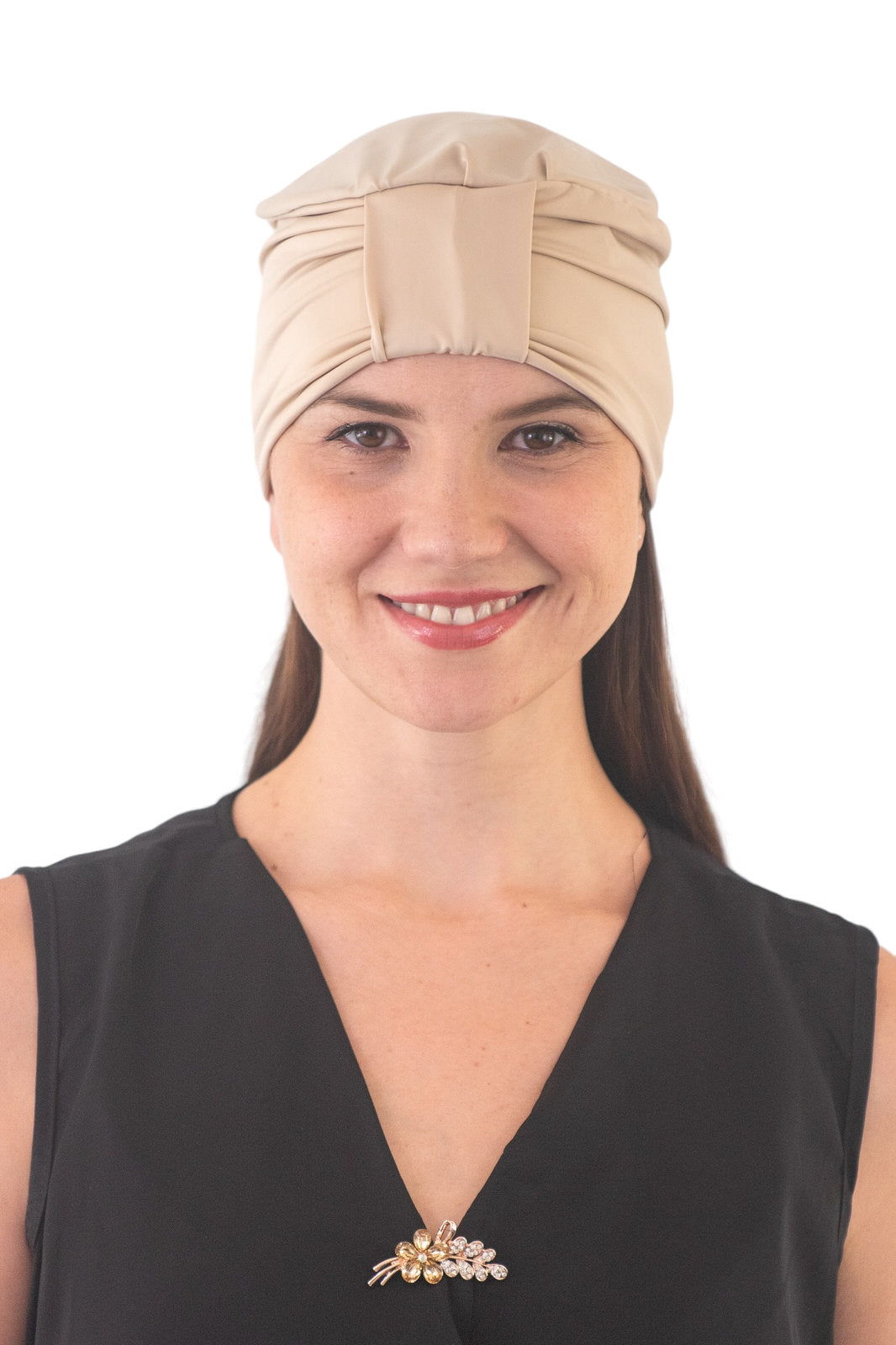 Turbante Tradicional beige