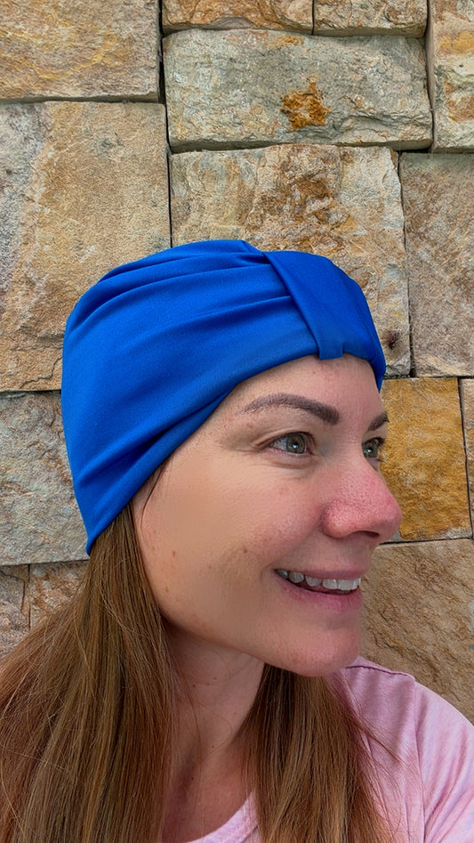 Turbante Tradicional Azul Claro