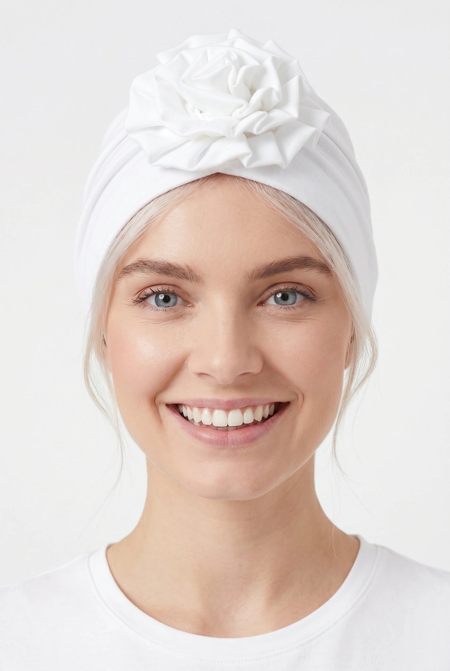 Turbante Flor de Tela