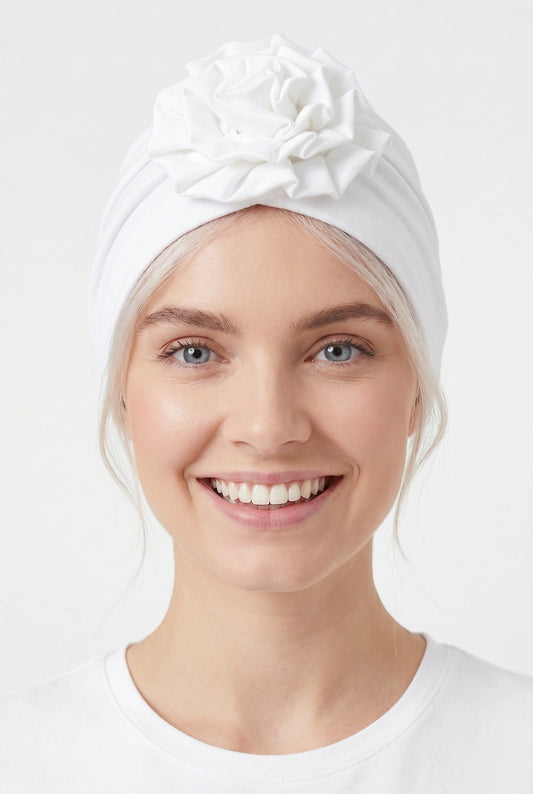 Turbante Flor de Tela