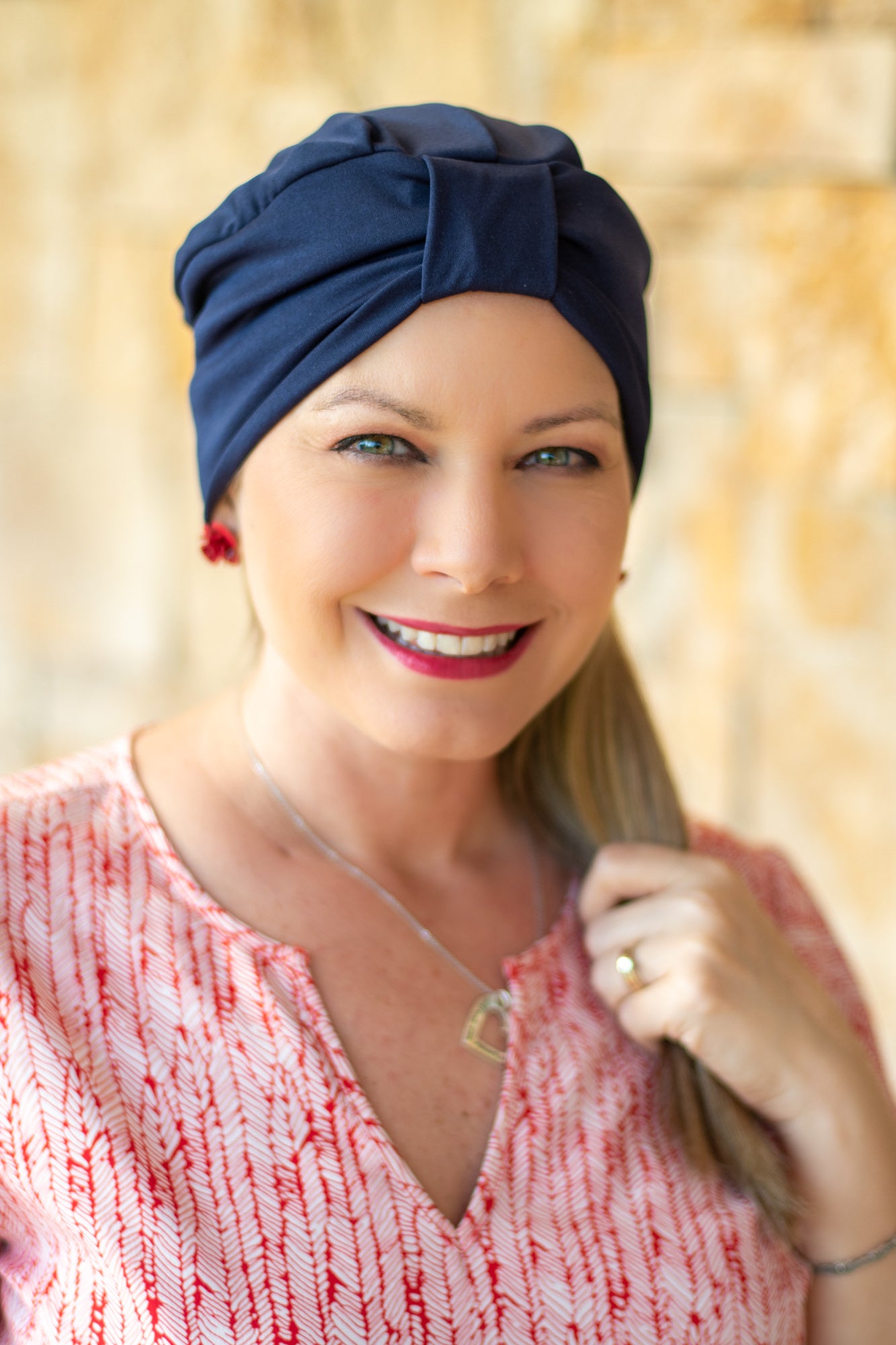 Turbante Azul Marino