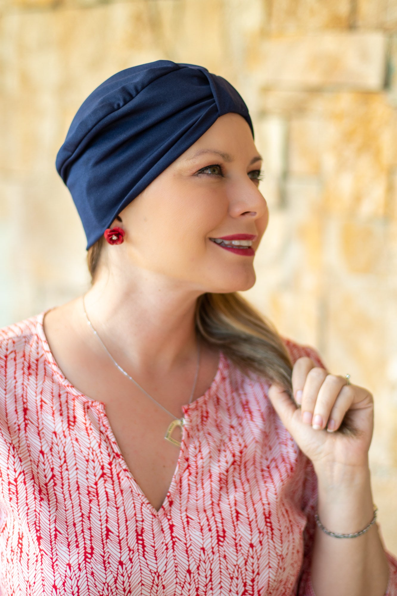 Turbante Azul Marino